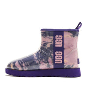 Women's Classic Clear Mini Marble Boot In Violet Night