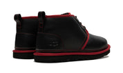 UGG Nuemel M/1133777 BSRL Chukka Boots Men's Black Red Leather Comfort NR6898