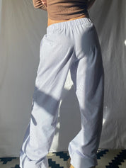 Elastic Waist Wide Leg Pants