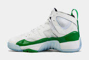 Jumpman Two Trey Mens Basketball Shoes (White/Green)