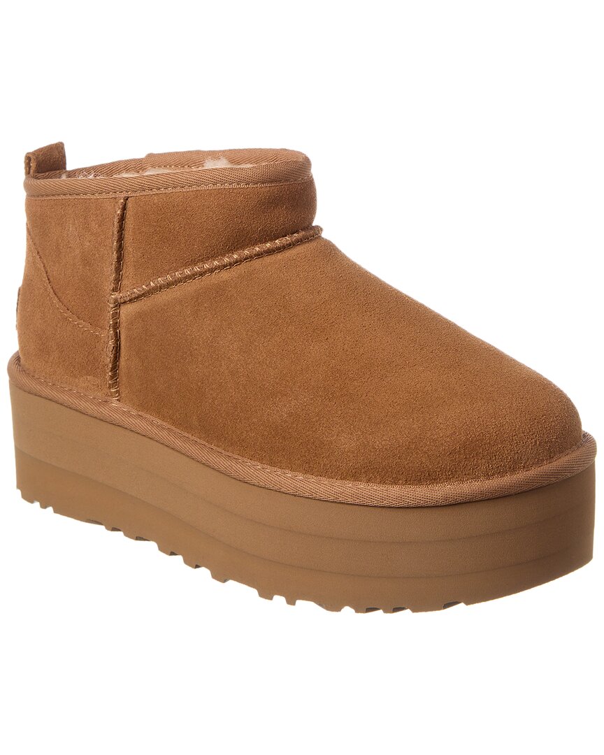 UGG Classic Ultra Mini Suede Platform Boot