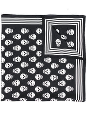 Alexander McQueen Biker Skull Silk Scarf