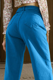 Wide Leg Jeans with Pockets