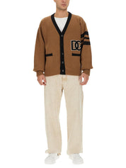 Dolce & Gabbana English Rib Wool Cardigan