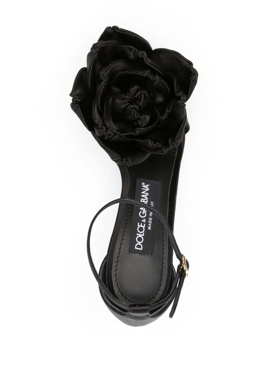 Dolce & Gabbana Keira Satin Heel Sandals