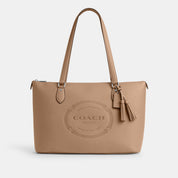 Coach Outlet Gallery Tote With Coach Heritage