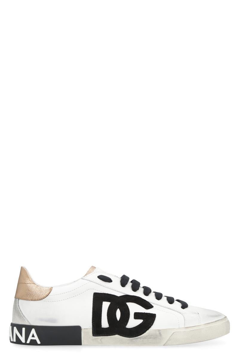 Dolce & Gabbana Portofino Leather Sneakers