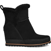 Malvella Womens Wool Slip On Wedge Boots