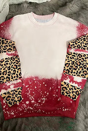 Leopard Round Neck Long Sleeve T-Shirt