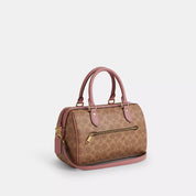 Coach Outlet Rowan Satchel Bag In Signature Canvas