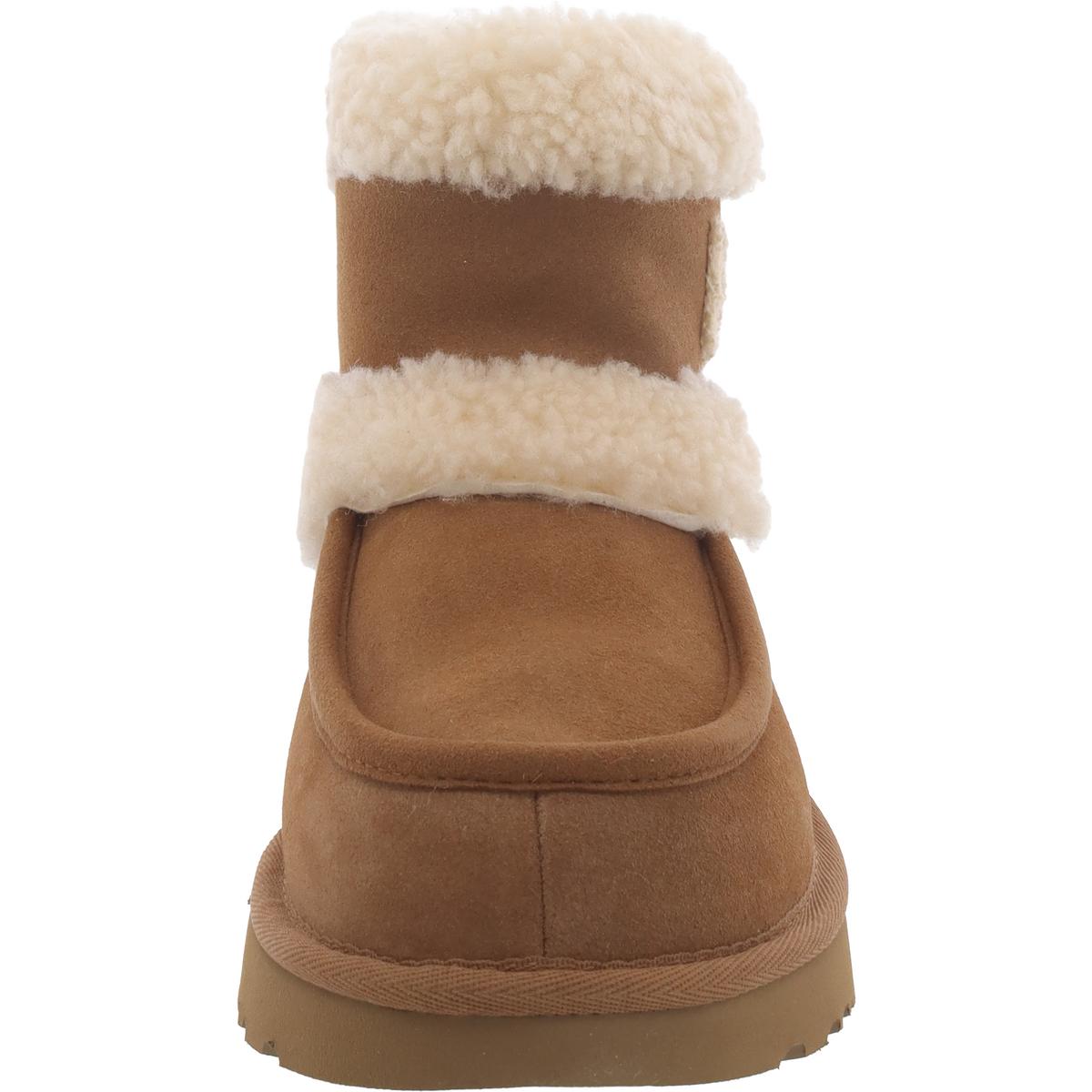 Ultra Mini Ugg Fluff Womens Suede Cold Weather Shearling Boots