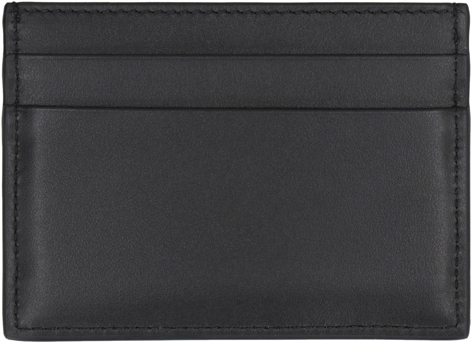 Dolce & Gabbana Logo Detail Leather Card Holder