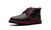 UGG Nuemel M/1133777 BSRL Chukka Boots Men's Black Red Leather Comfort NR6898