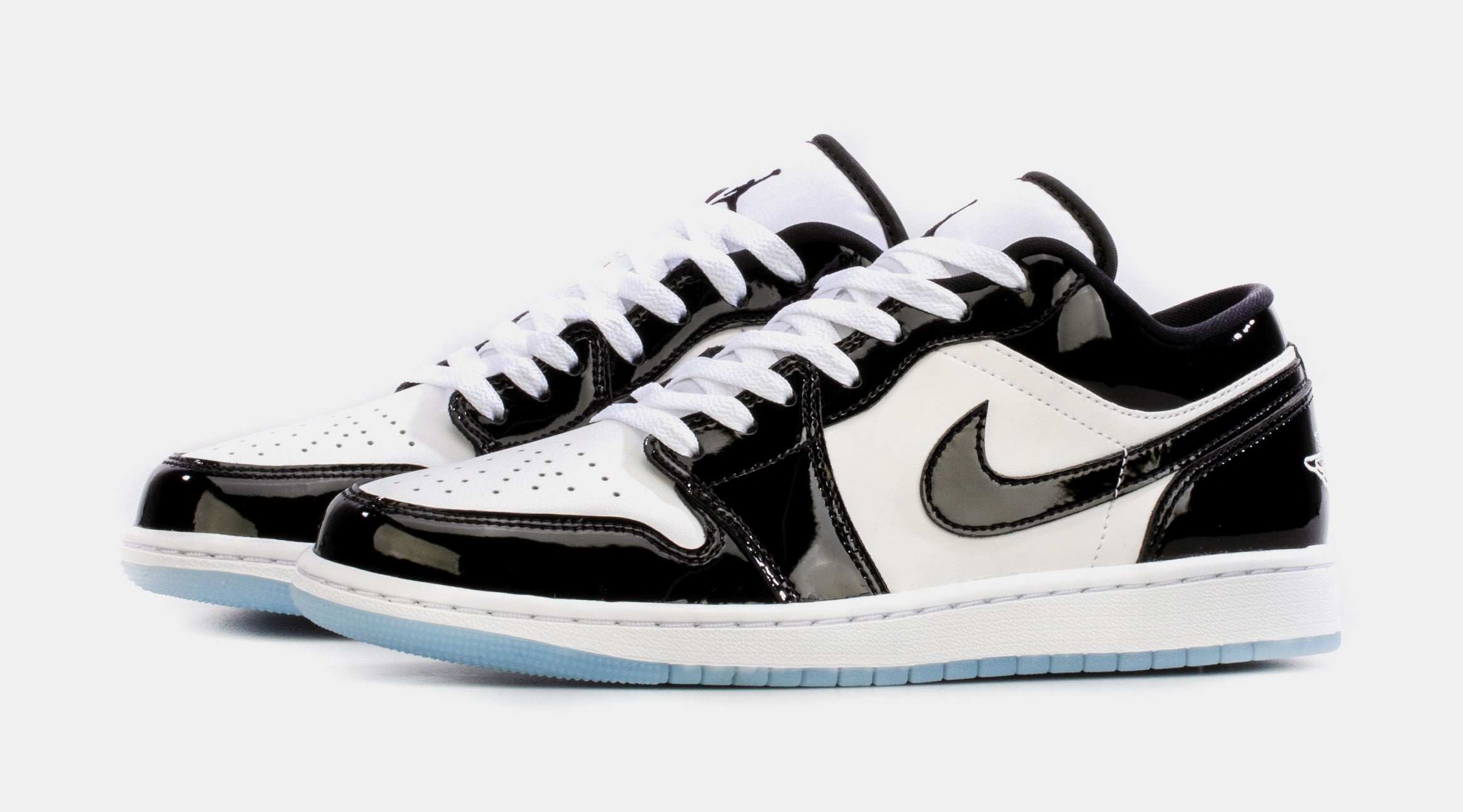 Air Jordan 1 Low Concord Mens Lifestyle Shoes (Black/White) Free Shipping