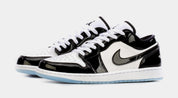 Air Jordan 1 Low Concord Mens Lifestyle Shoes (Black/White) Free Shipping