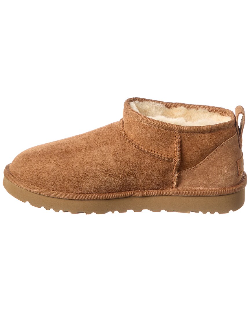 UGG Classic Ultra Mini Suede & Shearling Boot