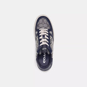 Coach Outlet Clip Court Sneaker In Signature Jacquard