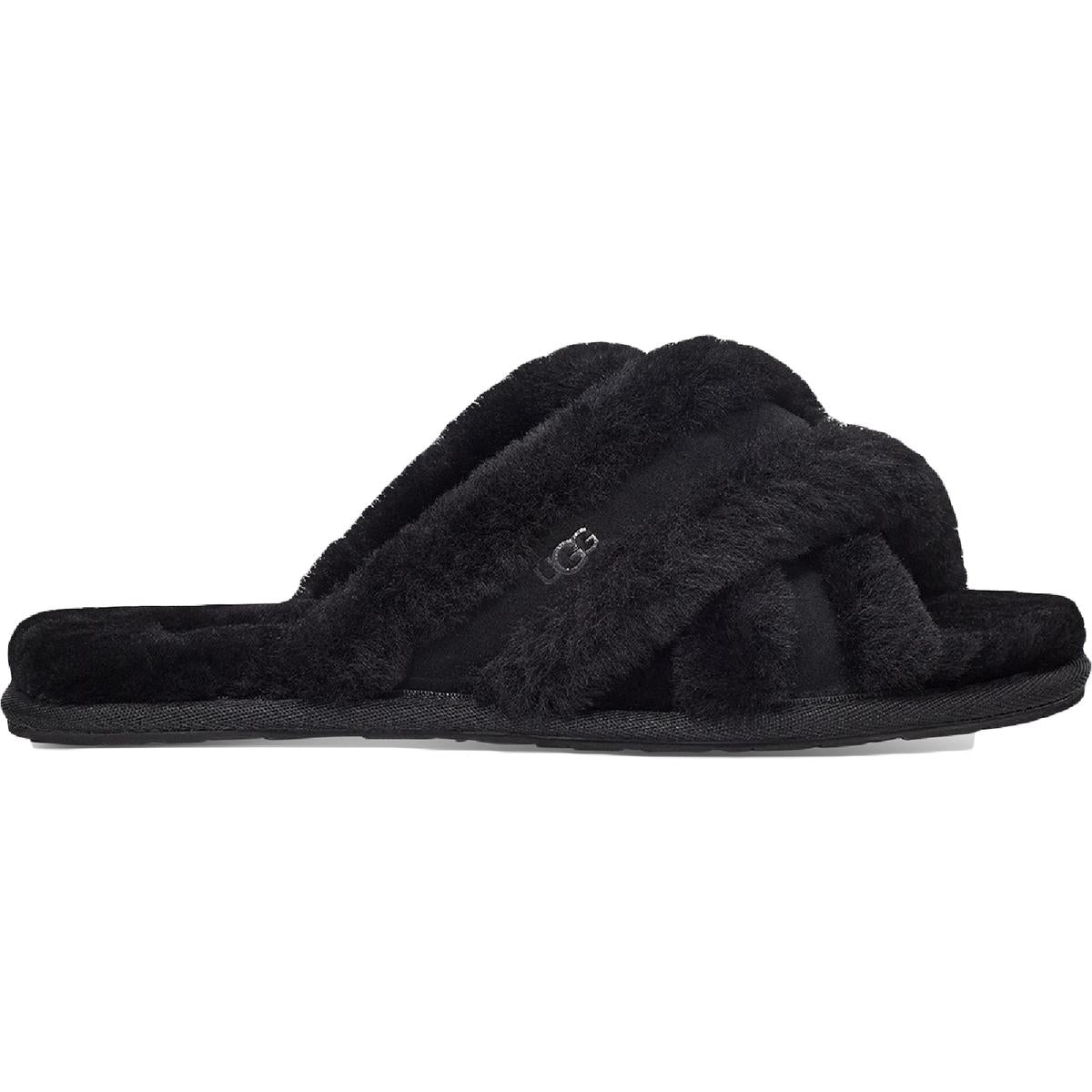 Scuffita Womens Shearling Cozy Slide Slippers