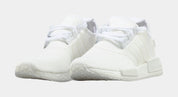 NMD Grade School Running Shoe (White)