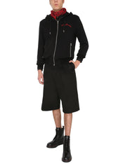 Alexander McQueen Hooded Sweatshirt With Zip