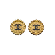 CHANEL VINTAGE EARRINGS COCOMARK GOLD 95P 90269652