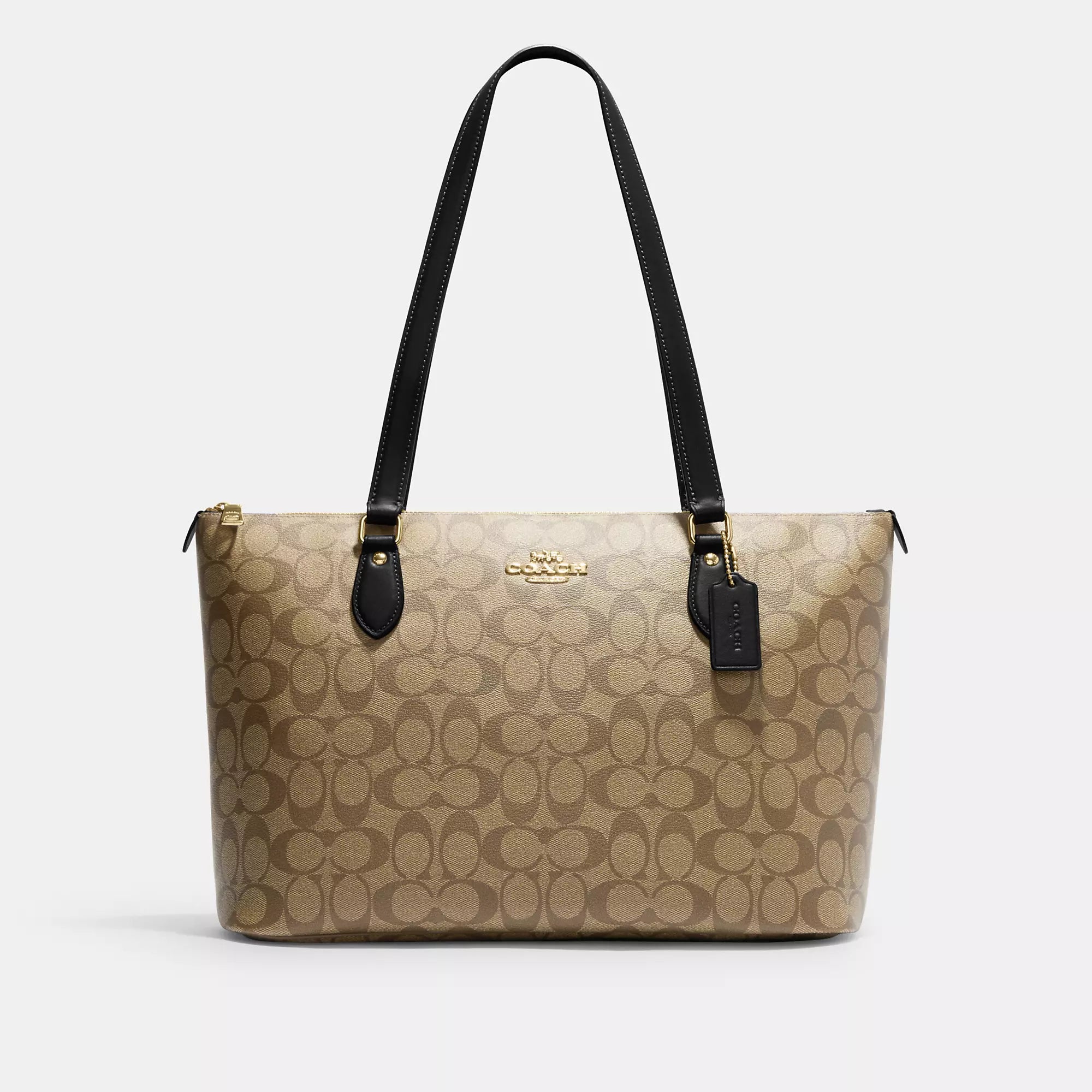 Coach Outlet Gallery Tote In Signature Canvas