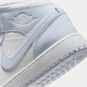 Air Jordan 1 Retro Mid Cobalt Bliss Grade School Lifestyle Shoes (Cobalt Bliss/Neutral Grey/White)