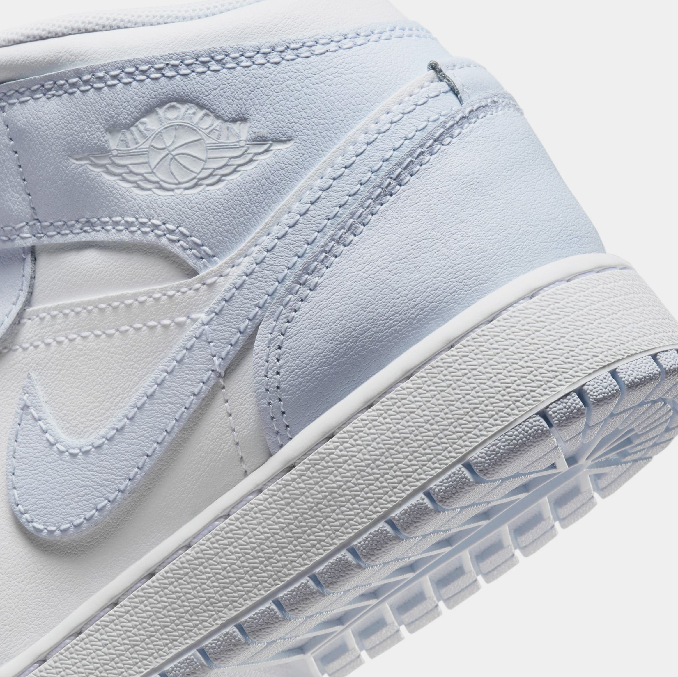 Air Jordan 1 Retro Mid Cobalt Bliss Grade School Lifestyle Shoes (Cobalt Bliss/Neutral Grey/White)