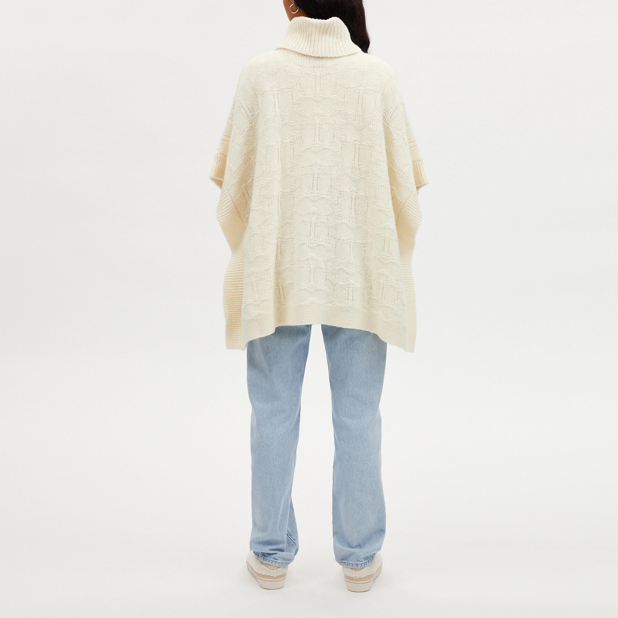 Coach Outlet Signature Knit Poncho