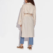 Coach Outlet Light Trench With Side Slit