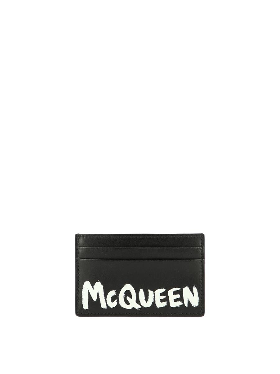 Alexander McQueen "Mcqueen Graffiti" Card Holder