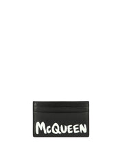 Alexander McQueen "Mcqueen Graffiti" Card Holder