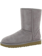 Classic Short II Womens Lined Suede Casual Boots