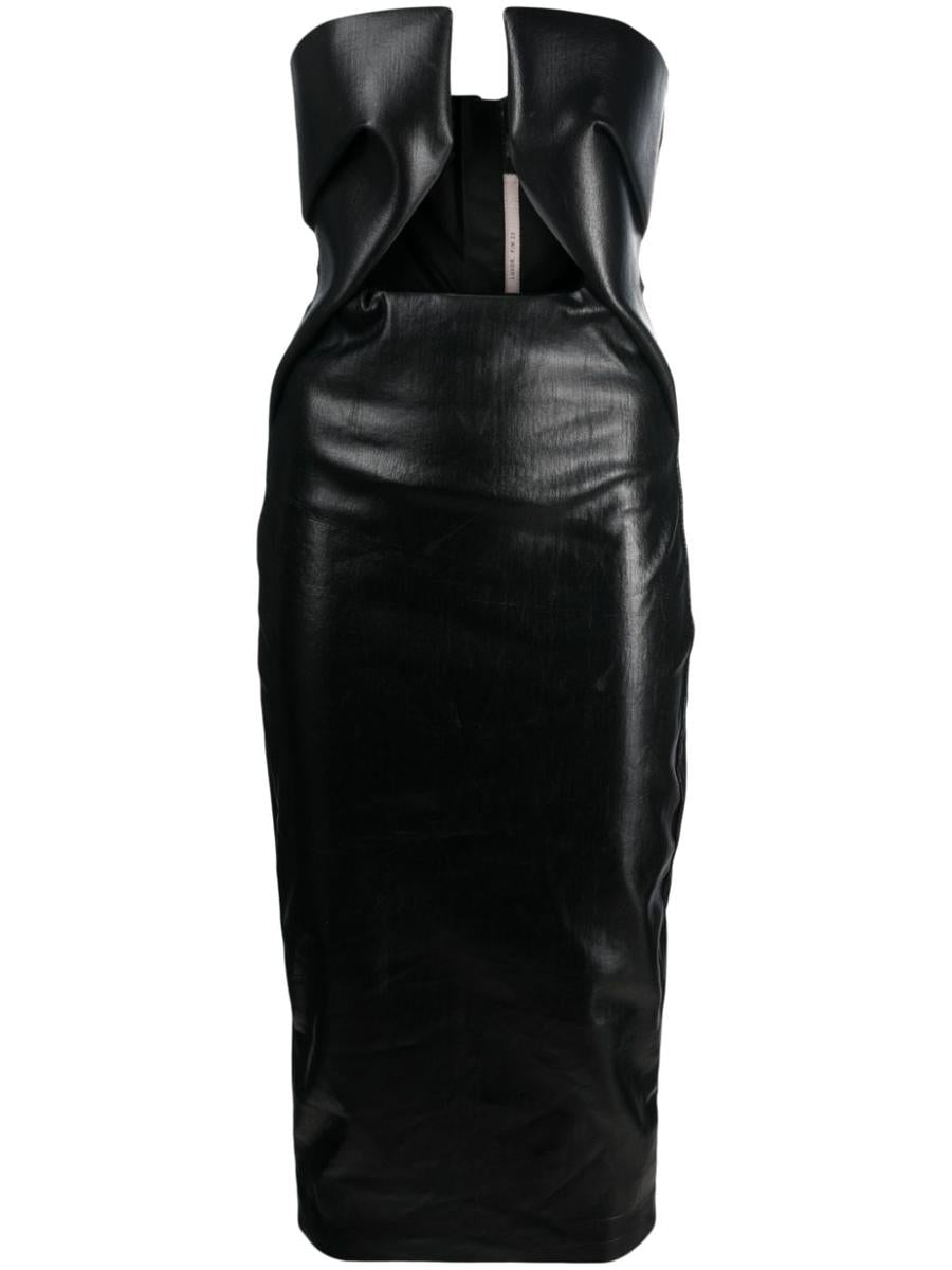 Rick Owens Midi Denim Tube Dress