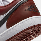 Air Jordan 1 Low SE Mens Lifestyle Shoes (White/Dark Pony/Black)