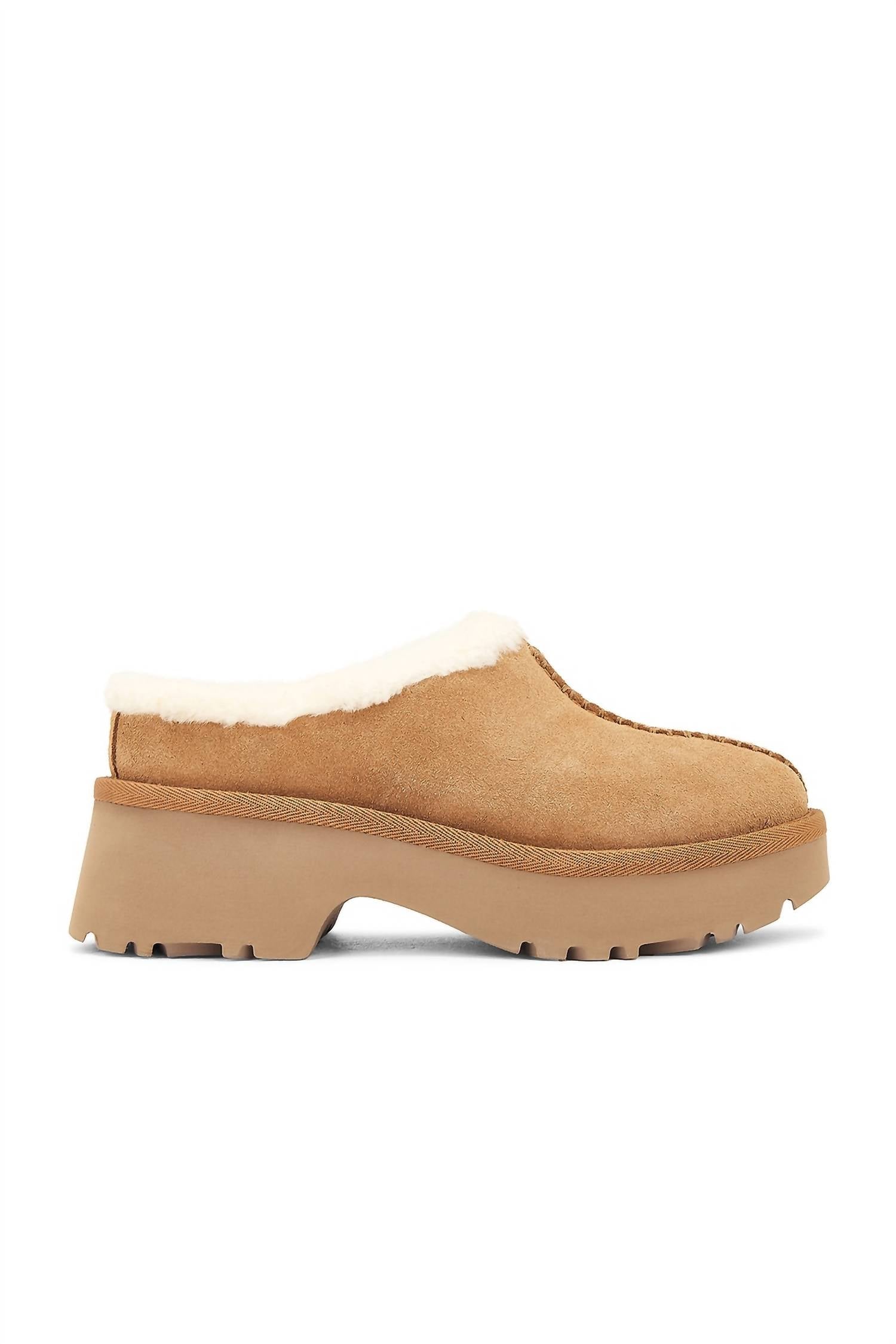 New Heights Cozy Clog In Chesnut