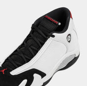 Air Jordan 14 Retro Black Toe Grade School Lifestyle Shoes (White/Black/Varsity Red/Metallic Silver) Free Shipping