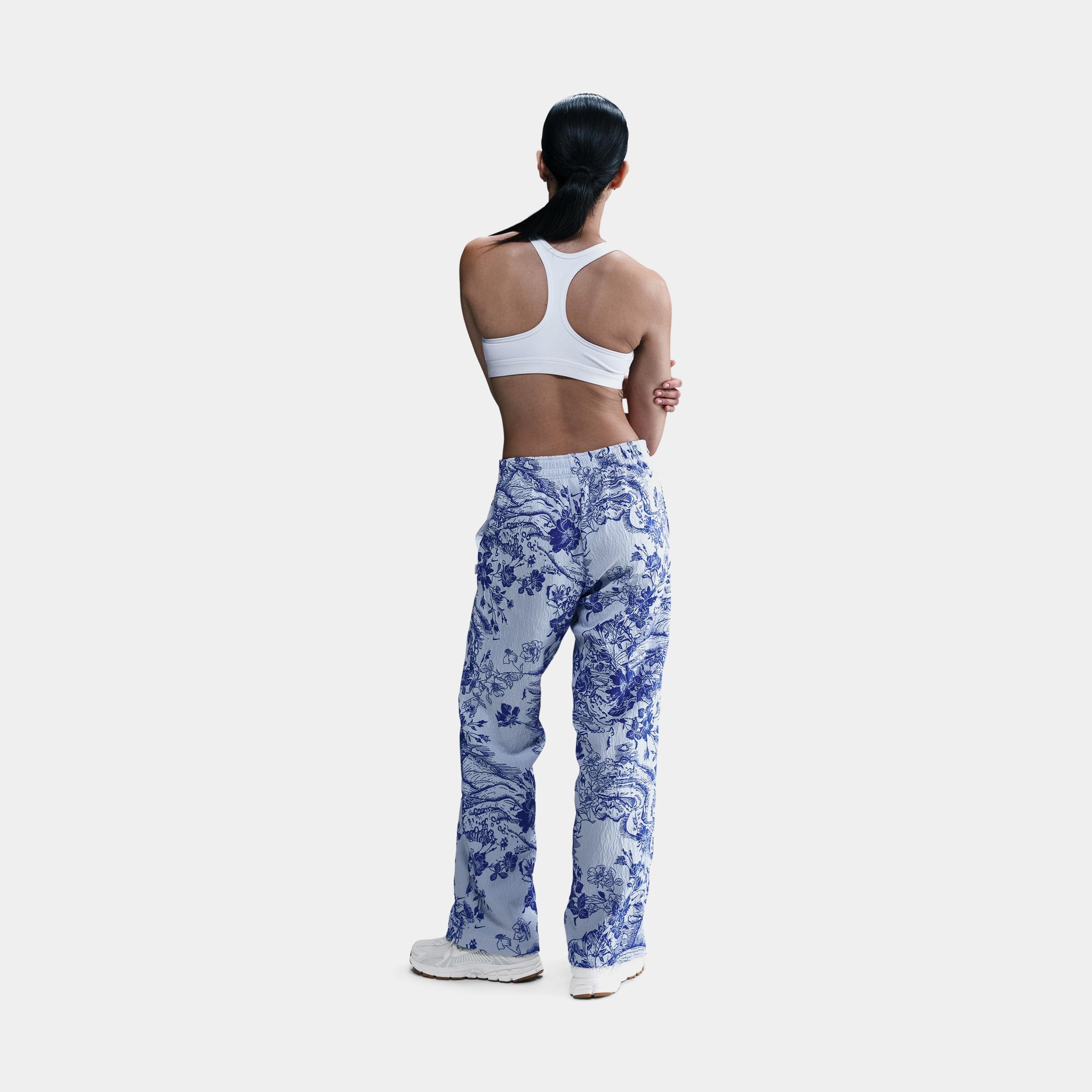 NSW Jacquard Track Womens Pants (Blue/White)