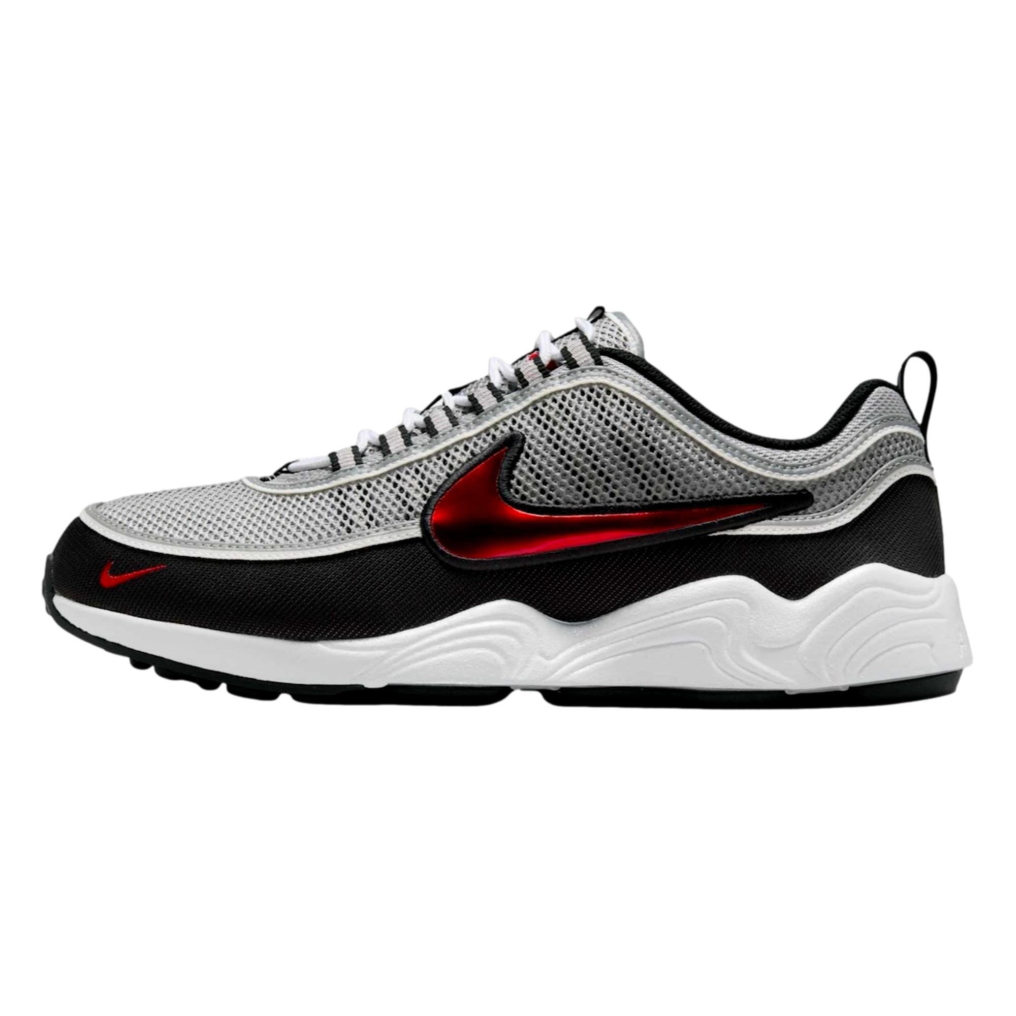 Nike Air Zoom Spiridon SP Metallic Silver/Sport Red  HF9117-001 Men's