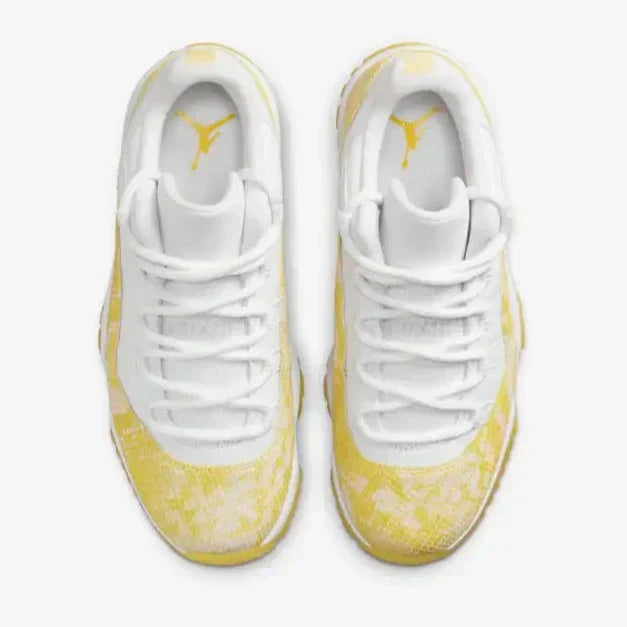 Air Jordan Women's 11 Retro Low 'Yellow Snakeskin'