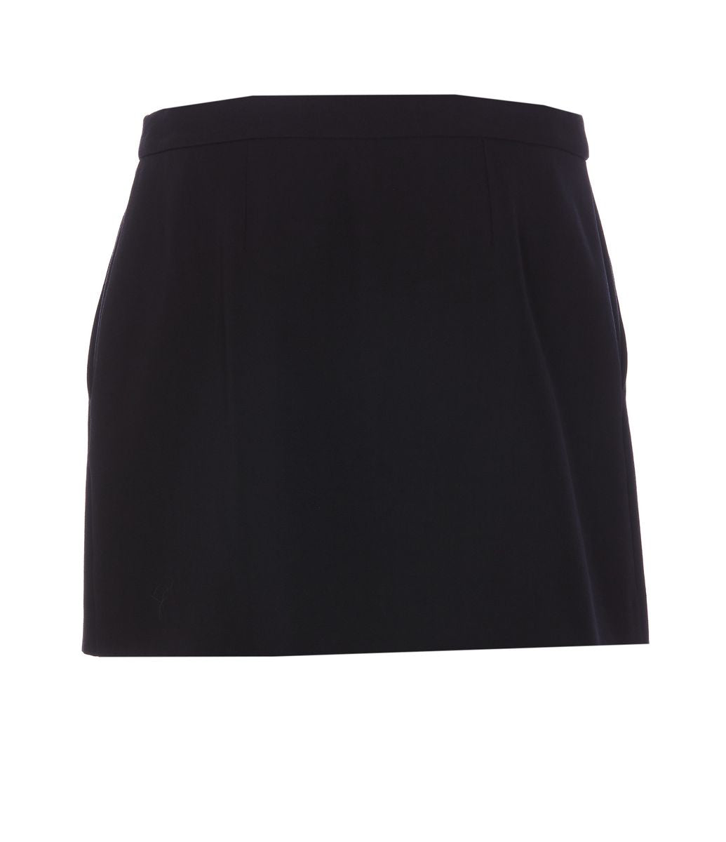 Alexander Mcqueen Mini Wrap Skirt