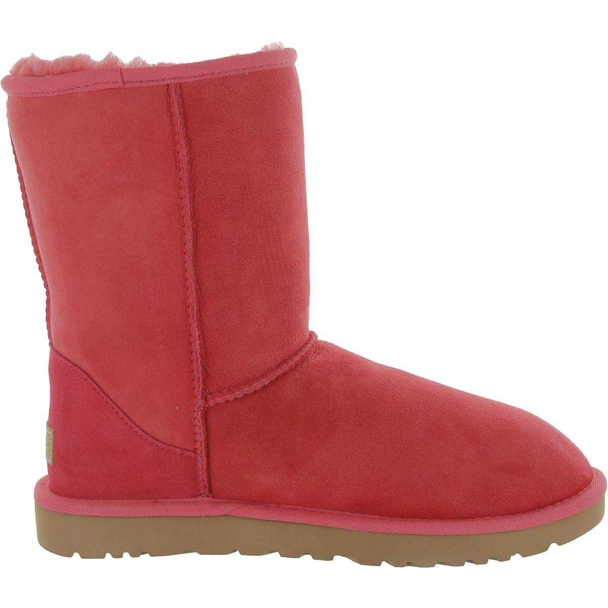 Classic Short II Womens Lined Suede Casual Boots