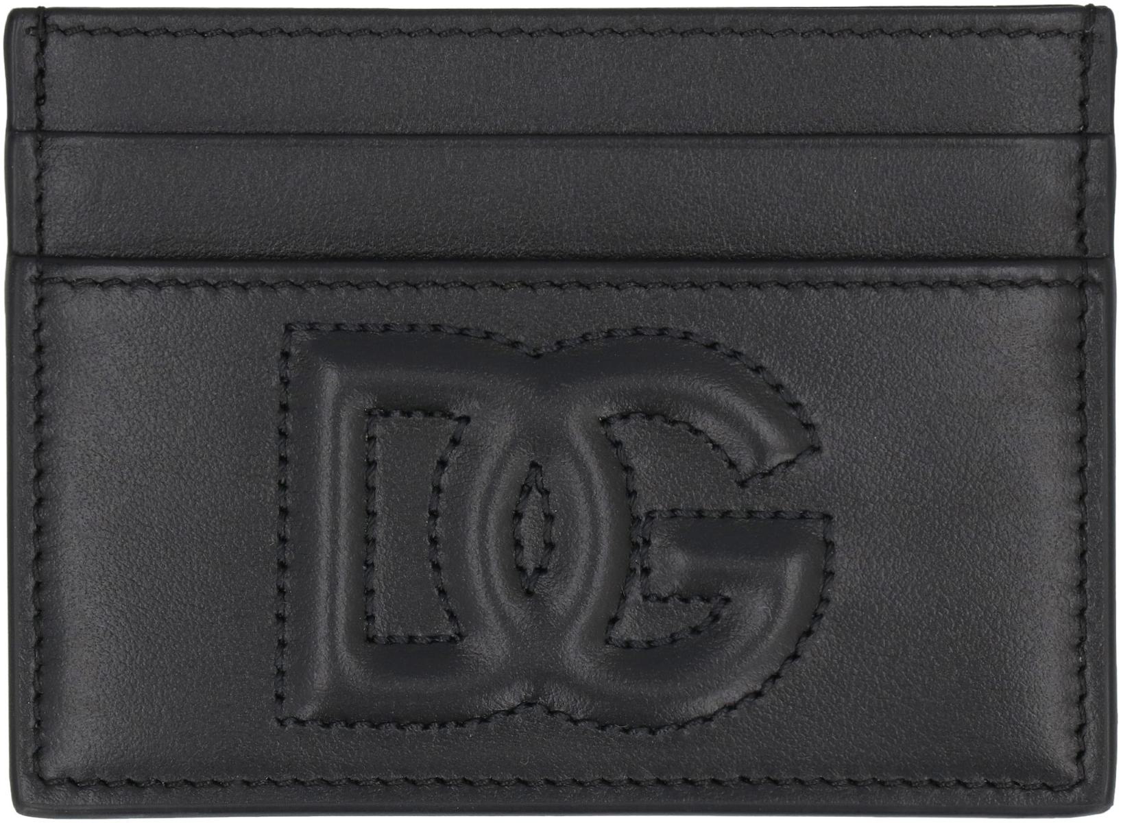 Dolce & Gabbana Logo Detail Leather Card Holder