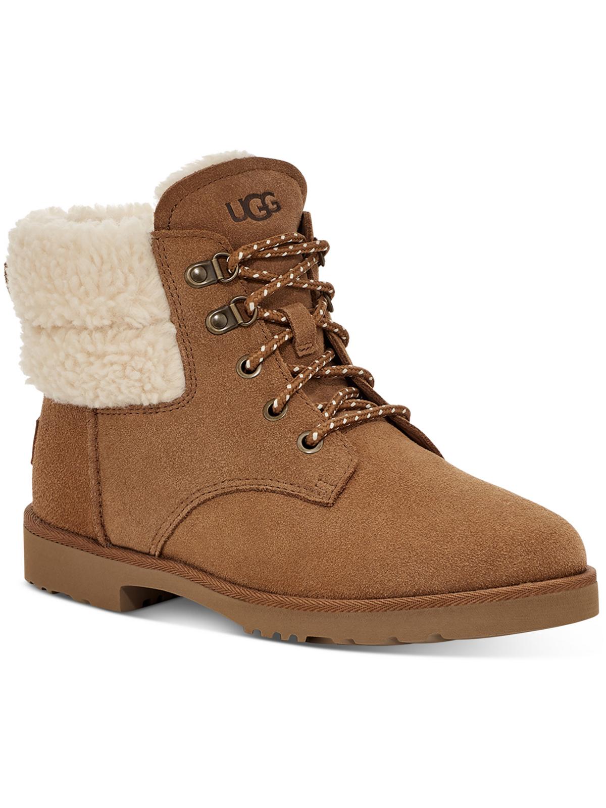 Romely Heritage Lace Womens Suede Water Repellent Winter & Snow Boots