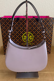 Tory Burch Emerson Patent Leather Shoulder Bag in Violet NWT