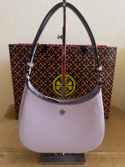 Tory Burch Emerson Patent Leather Shoulder Bag in Violet NWT