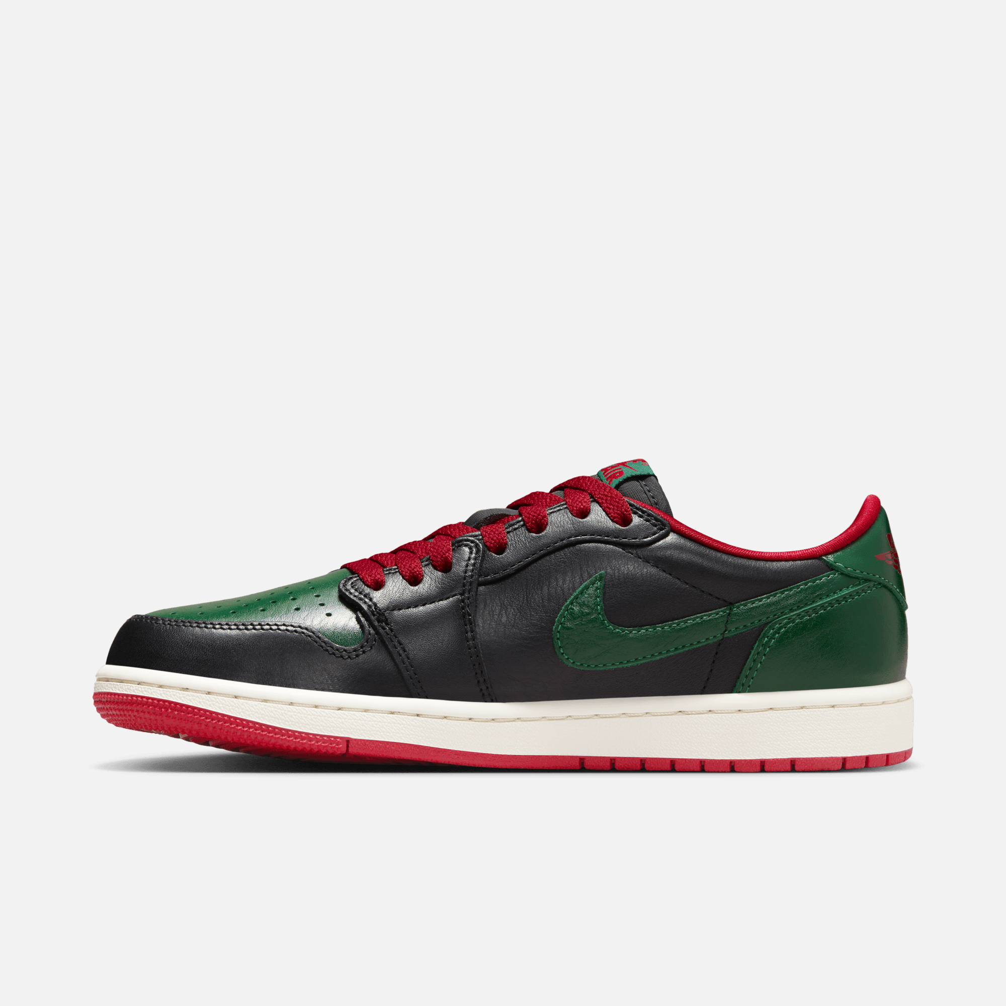 Air Jordan Women's 1 Retro Low OG Black Gorge Green