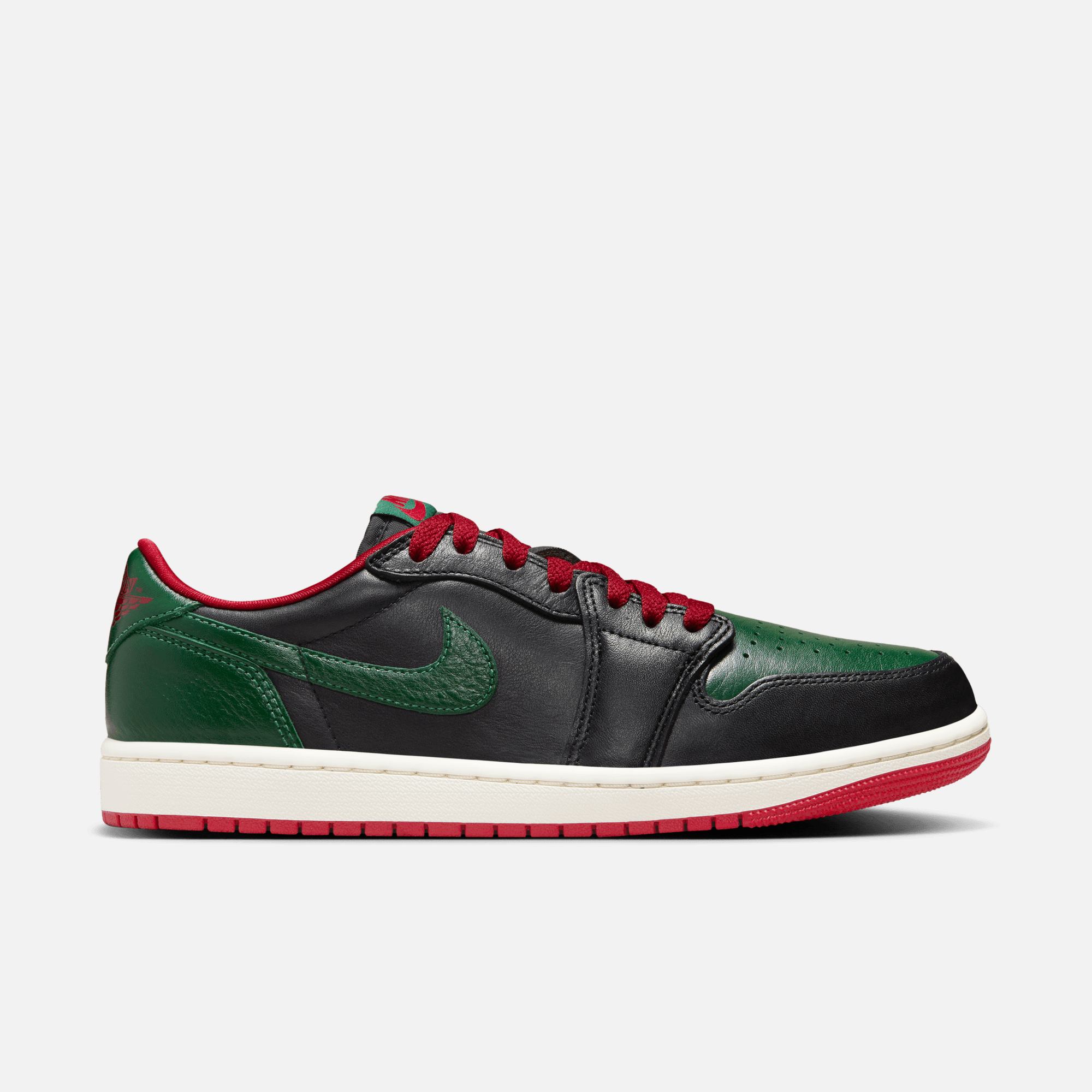 Air Jordan Women's 1 Retro Low OG Black Gorge Green