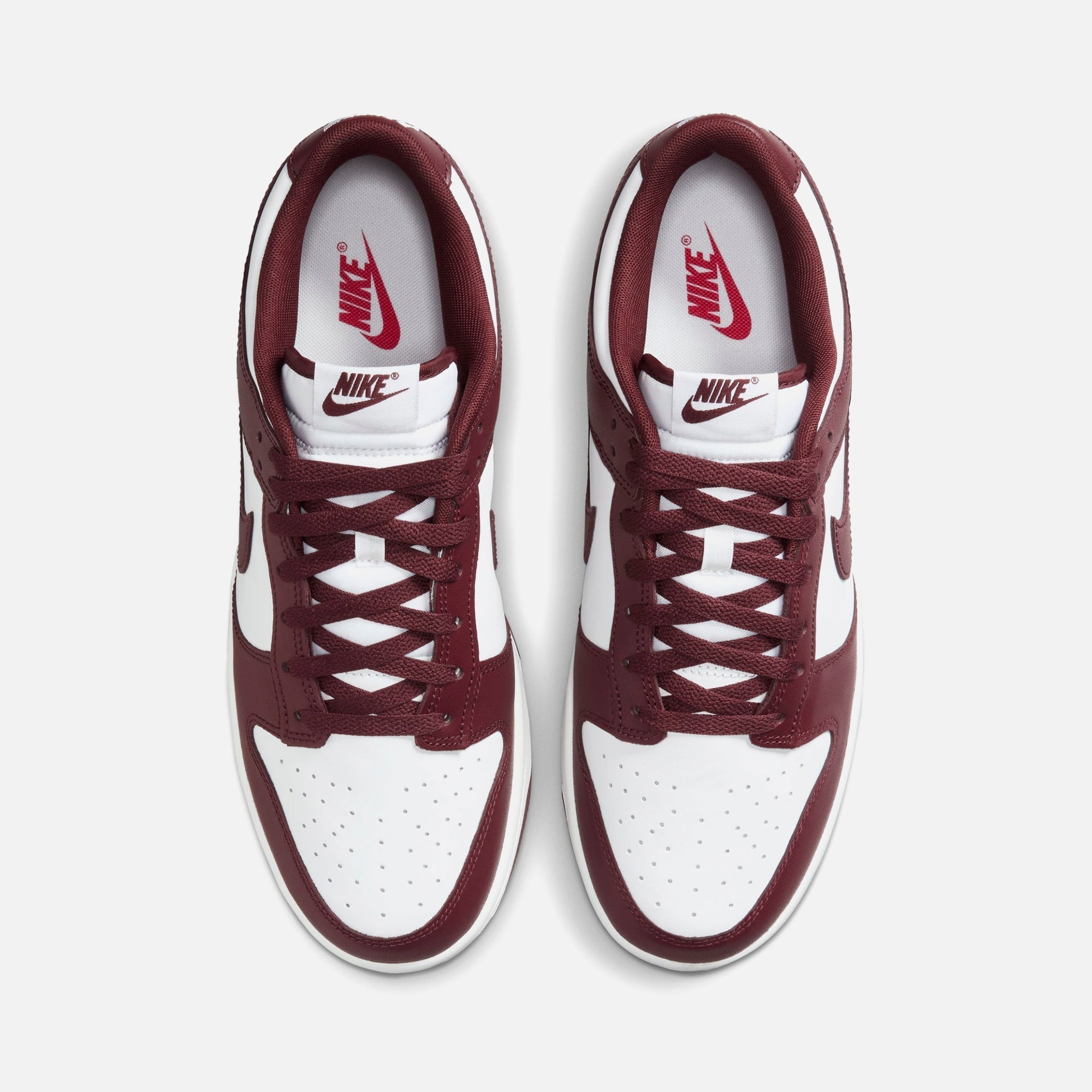 Nike Dunk Low Retro - White / Redwood / Gym Red