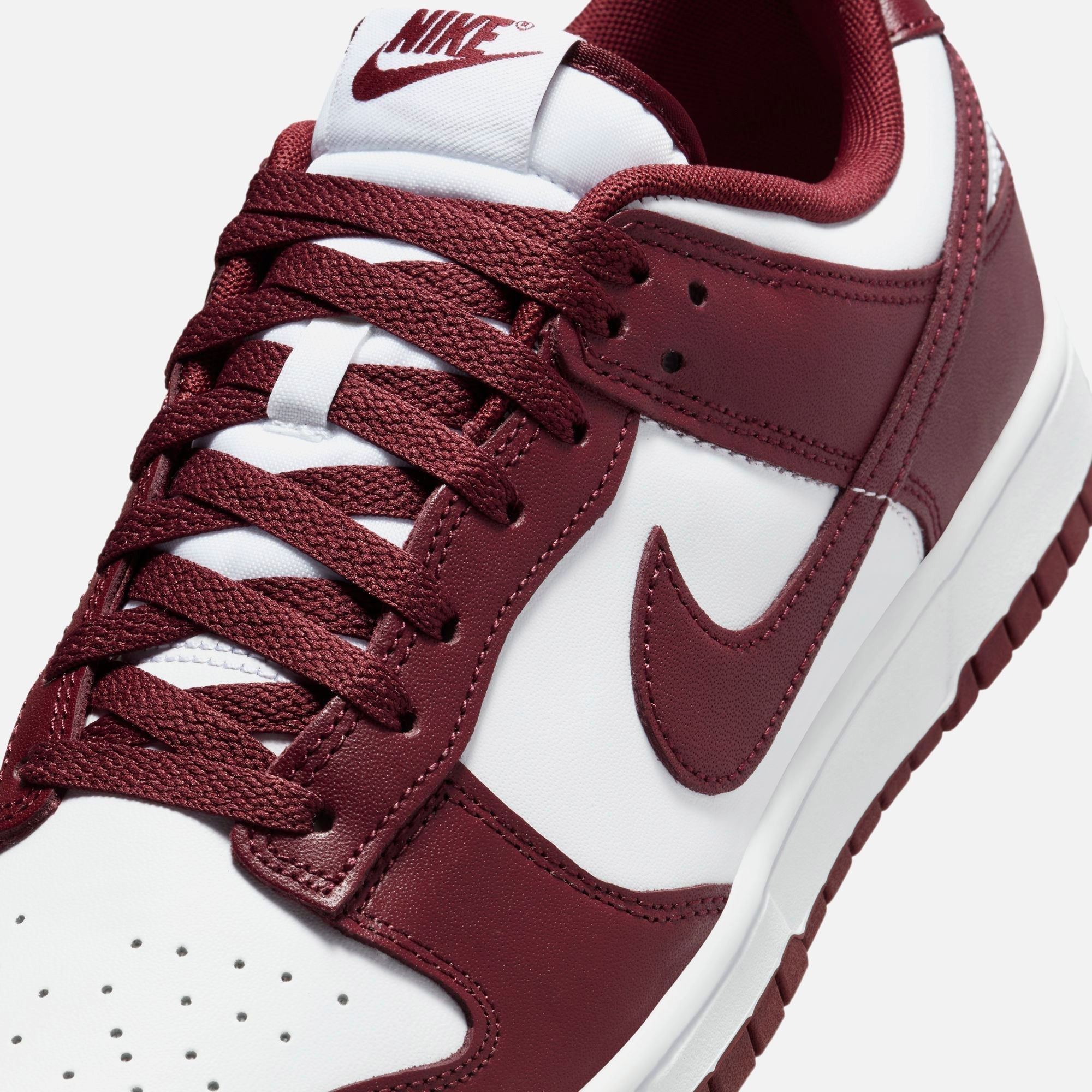 Nike Dunk Low Retro - White / Redwood / Gym Red